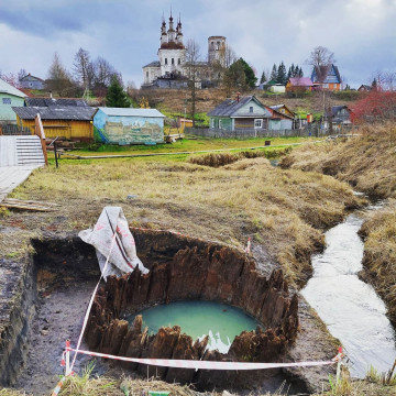 В ходе археологических раскопок в Тотемском районе найдены старинный соляной колодец и рассолопроводы